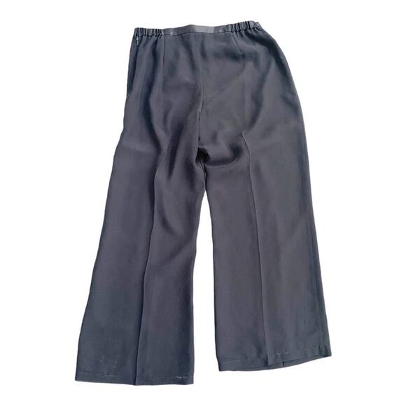 JS Collections Petite Wide Leg Formal Pants Black Wedding Cocktail 14 Petite 14P - Picture 8 of 9